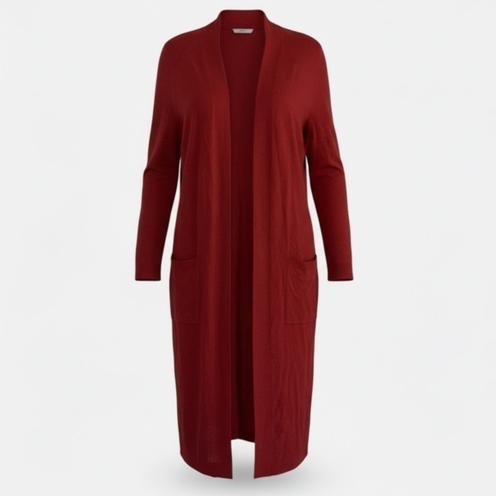 a new day Vibrant Red Knit Cardigan